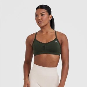 EFFORTLESS STRAPPY BRALETTE - kaki